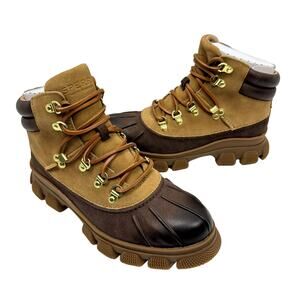 NEW Sperry The Summit Brown Nubuck & Suede Leather Outdoor Waterproof Duck Boots